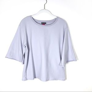 Vince Camuto 3/4 sleeve sweatshirt lavender XS